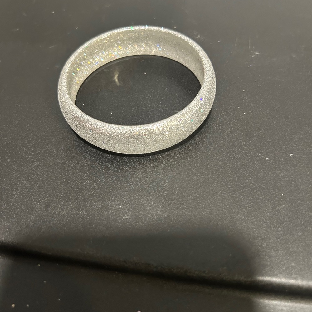 Sparkling Silver kids Bangle Bracelet